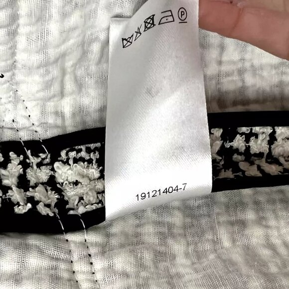 855 Sonia Rykiel Multi-Color Tweed Dress size 8/FR 40 Faux 2 Piece Sheath - Picture 11 of 11